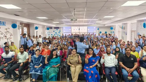 IPS किरन यादव ने लखनऊ में छात्रों को सुरक्षा के टिप्स दिए