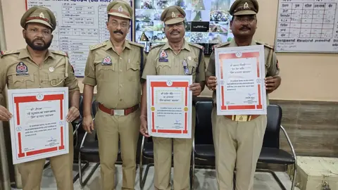 Bahraich Jail officials honored with medals on Independence Day