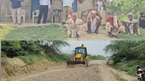 हमीरपुर में दशकों बाद खराब सड़क की मरम्मत शुरू, 1.81 करोड़ का बजट