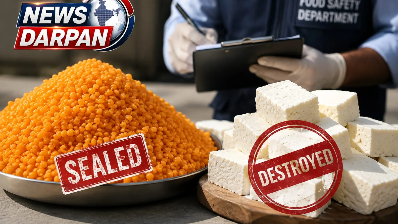 Food Safety Department seizes adulterated sweets, paneer ahead of Rakshabandhan