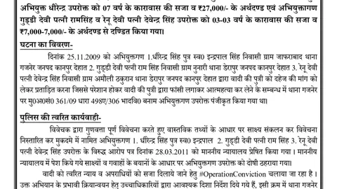 17 साल बाद दहेज प्रताड़ना का फैसला, तीन को जेल की सजा