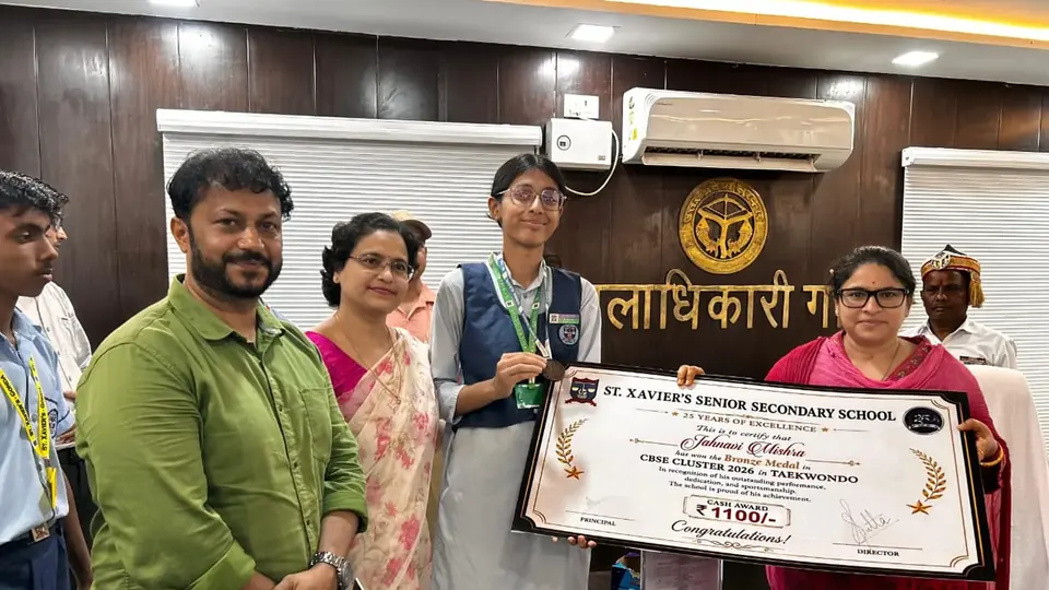 St. Xavier's School Gonda wins multiple medals at CBSE Taekwondo Championship