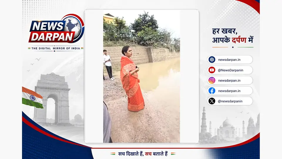 हमीरपुर में बाढ़ से वर्मा नदी का रपटा टूटा, गांवों का संपर्क कटा