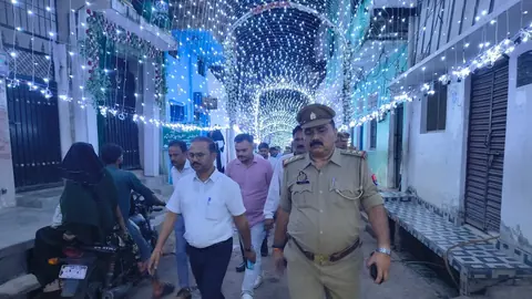 Banda officials conduct foot march to review festival security and engage community