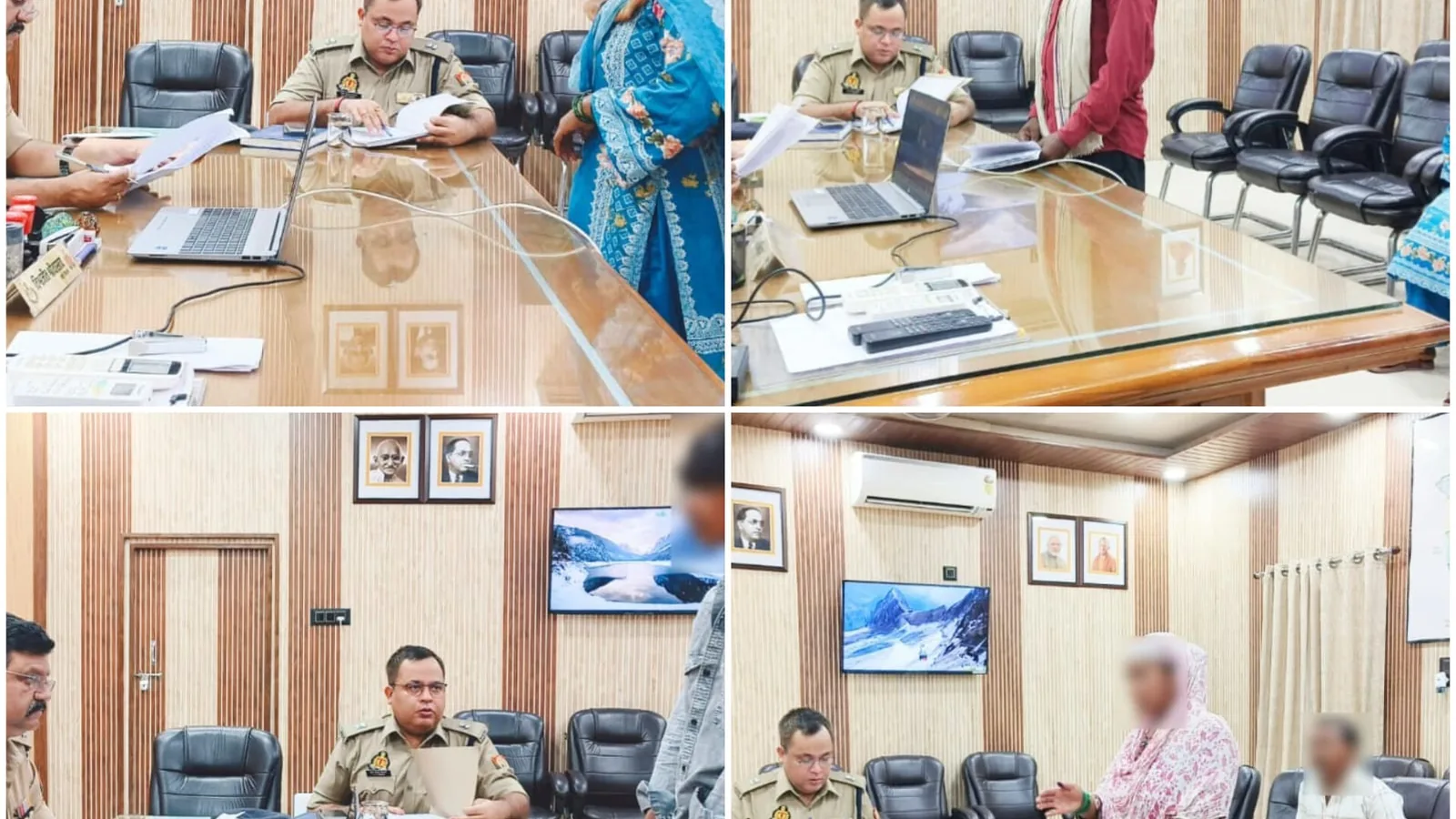 बहराइच में एसपी ने जनता दर्शन के दौरान सुनीं सभी शिकायतें
