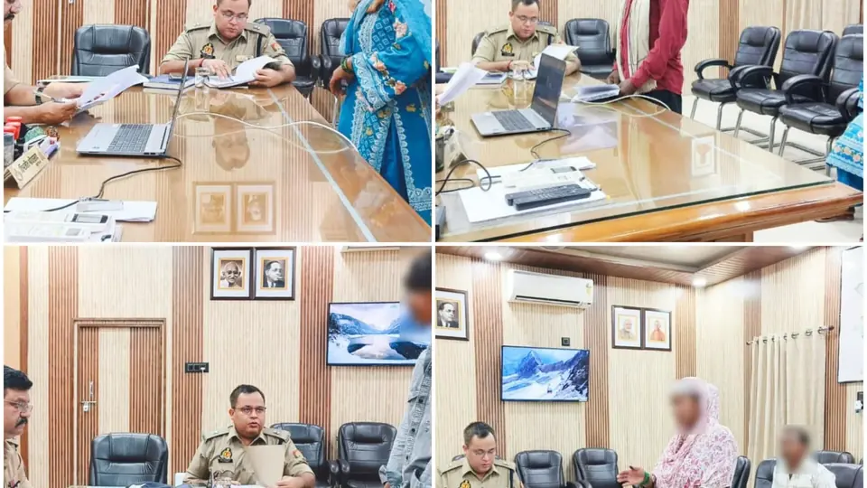 बहराइच में एसपी ने जनता दर्शन के दौरान सुनीं सभी शिकायतें
