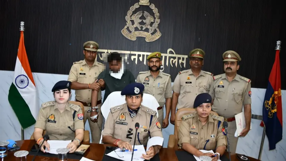 25 हजार का इनामी बदमाश मुठभेड़ में घायल, मुजफ्फरनगर पुलिस ने किया गिरफ्तार