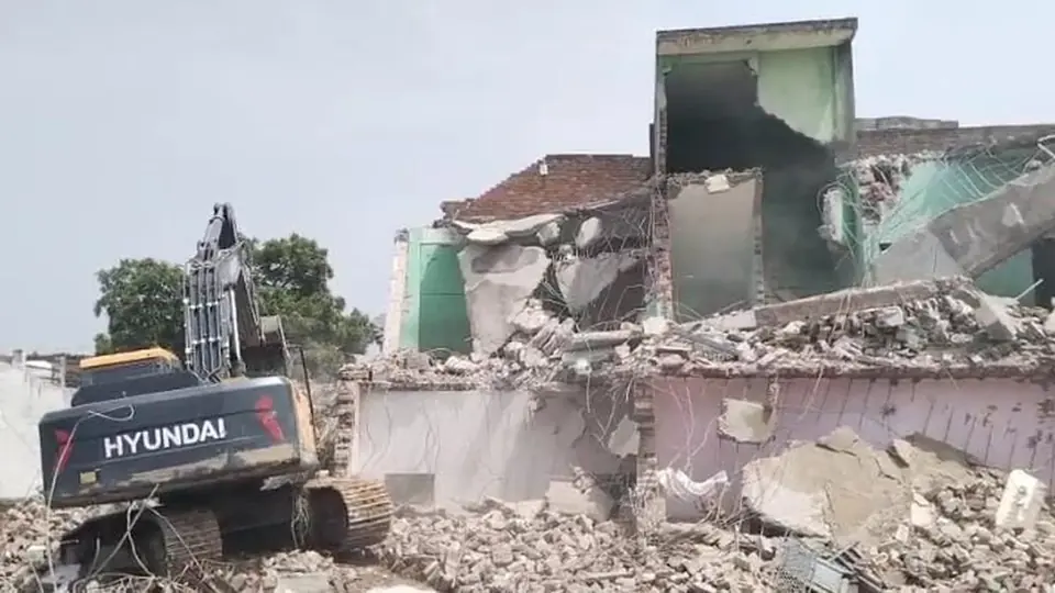 Madrasah in Uttar Pradesh demolished over religious conversion allegations against Hindu youth
