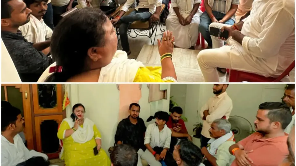 बहराइच की विधायक अनुपमा जायसवाल ने जनता की समस्याओं का सुना समाधान