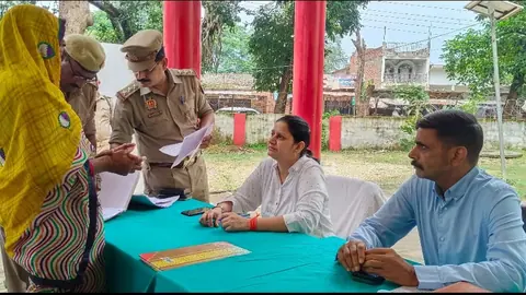 मीरजापुर में थाना समाधान दिवस, अधिकारियों ने शिकायतों के तेज निपटारे का दिया आश्वासन