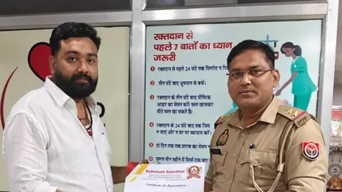UP cop's rare blood donation saves elderly woman's life during emergency surgery