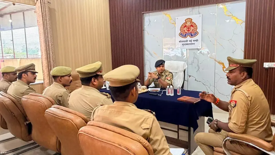 मुजफ्फरनगर में अपराध पर लगाम कसने एसपी ने किए सख्त निर्देश