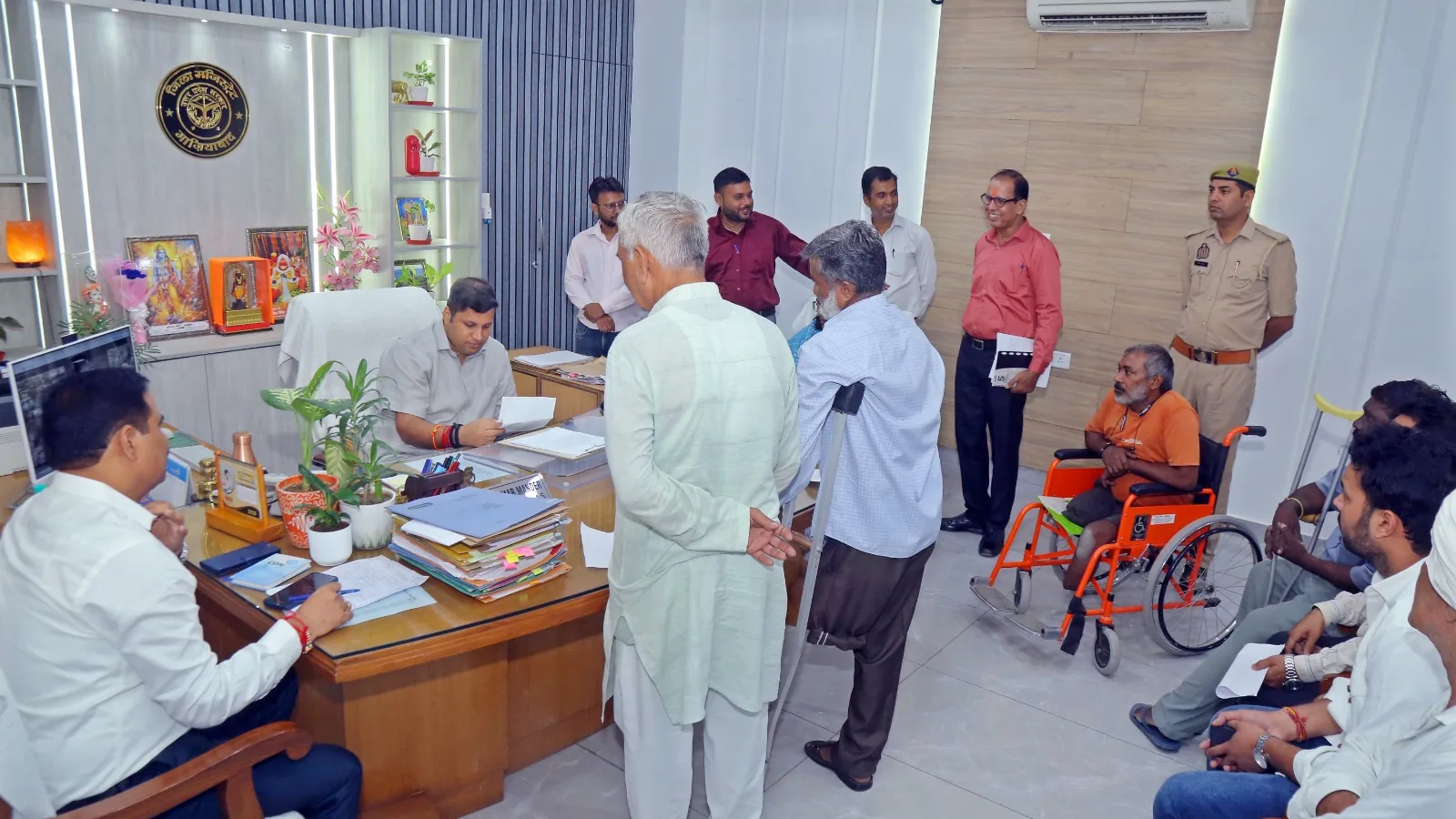 Ghaziabad District Magistrate hears citizen grievances, vows swift action on disputes