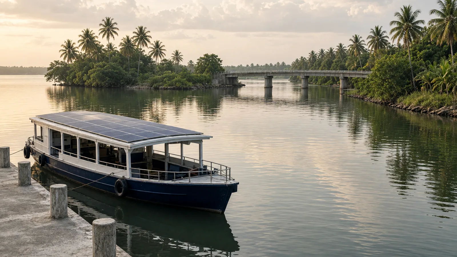 Veli-Kadinamkulam Solar Boat Service To Start On September 30