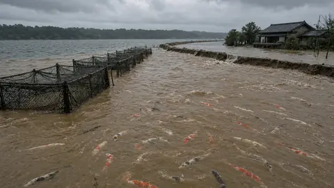 Japanese carp farm loses 100,000 Nishikigoi in Typhoon Dujuan flood