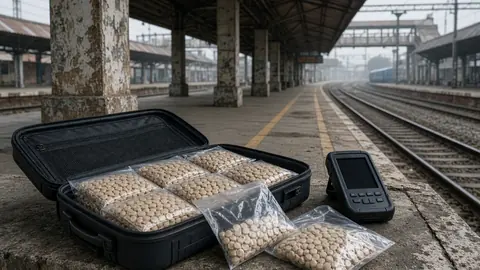 Police bust drug smuggling ring with 600 narcotic tablets seized at railway station
