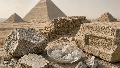 Could Roman concrete have clues on how Pyramid of Giza was built, and saved?