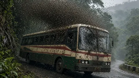 Giant honeybee swarm attacks KSRTC bus in Kerala, injures 17 passengers