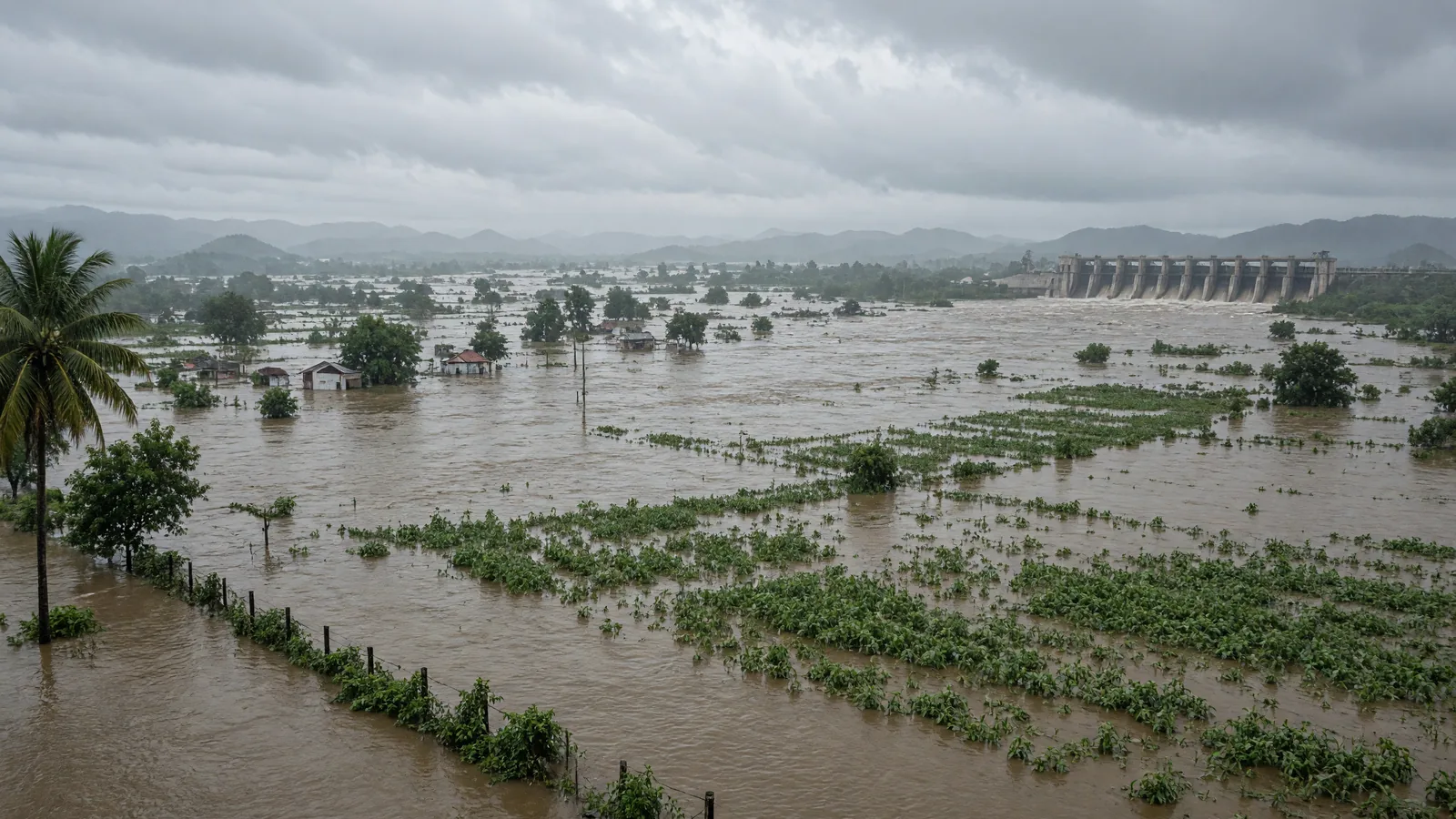 Vizianagaram floods damage 15,000 acres of crops, force 1,500 families to evacuate