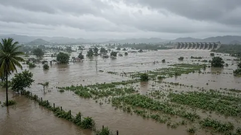 Vizianagaram floods damage 15,000 acres of crops, force 1,500 families to evacuate