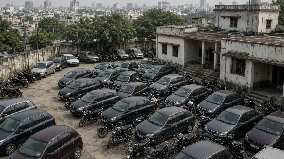 Bengaluru police begin relocating 11,346 seized vehicles from congested stations