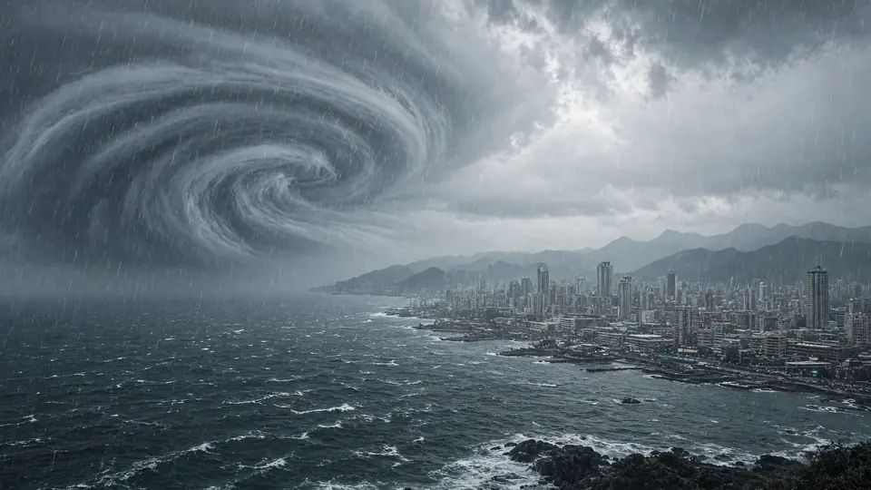 Typhoon Saudel reforms over South China Sea, threatens eight major airports