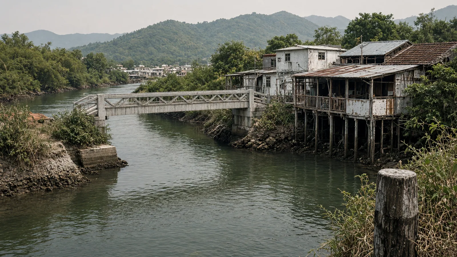 New $15 Million Tai O Footbridge Ended Century-Old Rope Ferry