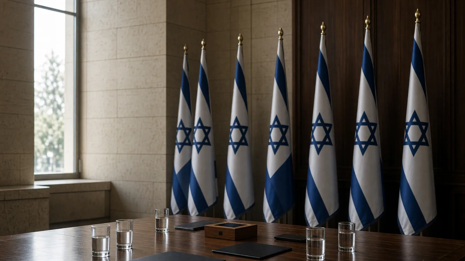 Netanyahu’s main challenger accuses Israeli PM of prioritising survival over security