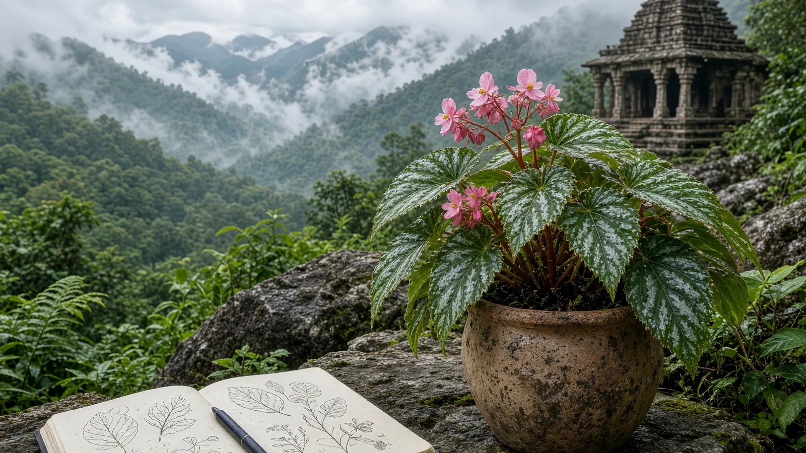 Keralam researchers discover a new species of genus Begonia in Western Ghats