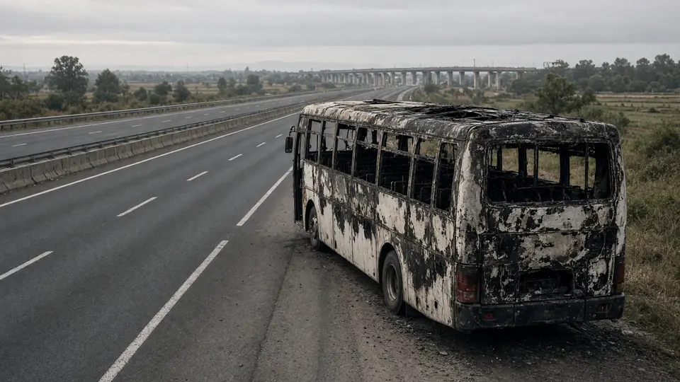 At least nine killed as sleeper bus catches fire on Yamuna Expres