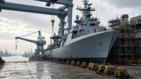 Cochin Shipyard begins construction of Navy's first next-generation missile vessel