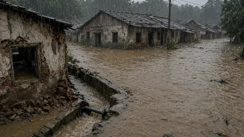 Heavy downpour exposes Bareilly's crumbling drainage system, floods homes