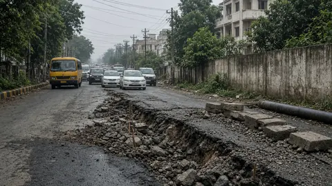Whitefield gridlock spurs traffic police and residents to repair roads together