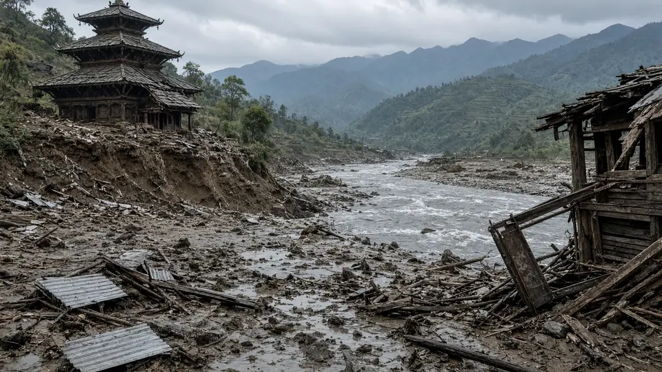 Nepal floods push thousands toward migration as homes and livelihoods wash away