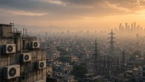 Air conditioning demand in Asia's heatwaves risks collapsing power grids when people need cooling most