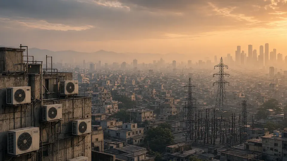 Air conditioning demand in Asia's heatwaves risks collapsing power grids when people need cooling most