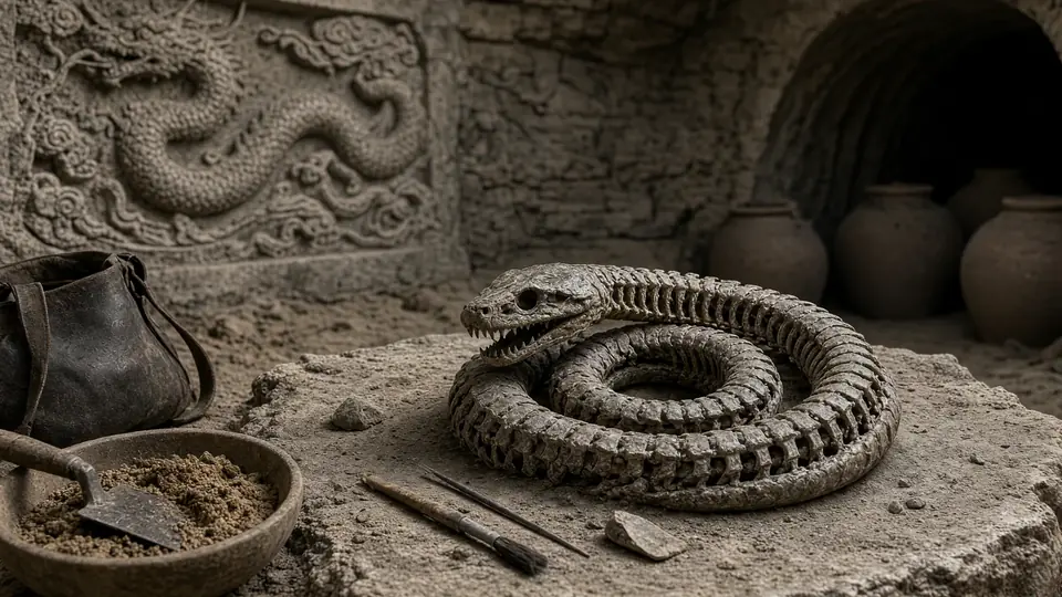 Chinese archaeologists find 2,200-year-old ancestor of Dragon Boa