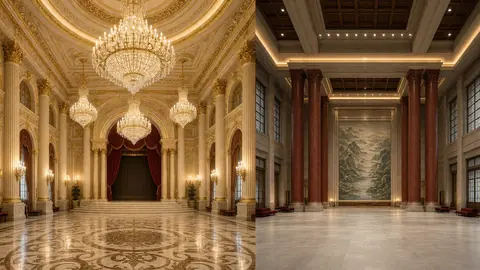 Can Trump’s White House ballroom top China’s vast Great Hall of the People?