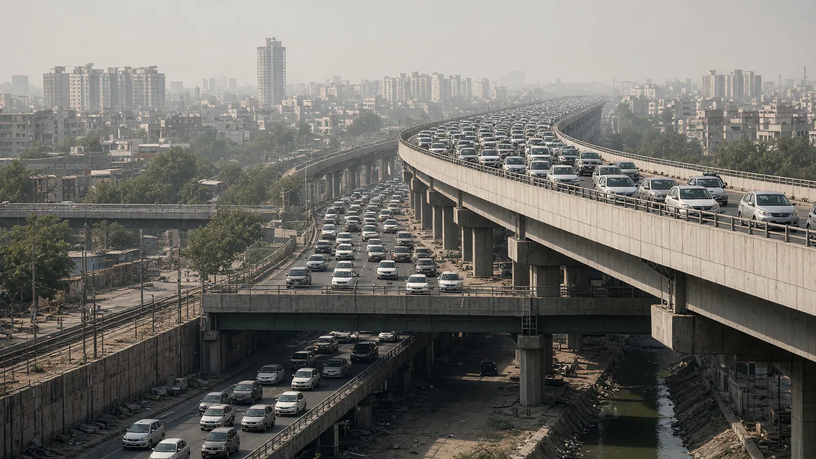Barapullah Phase-III flyover leaves commuters in 3.5-km traffic jam a day after inauguration, morning peak stretches into afternoon