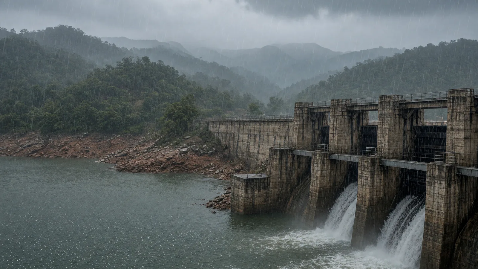 Amid heavy rain, overall reservoir levels hold steady at 50% in Andhra Pradesh