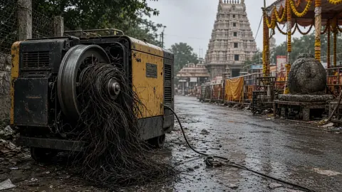 Hair caught in generator, 11-year-old girl dies at Ganesh procession in Chittoor