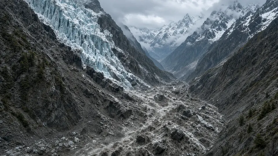Glacier collapse triggers deadly mudslide in Himalayas, hundreds missing