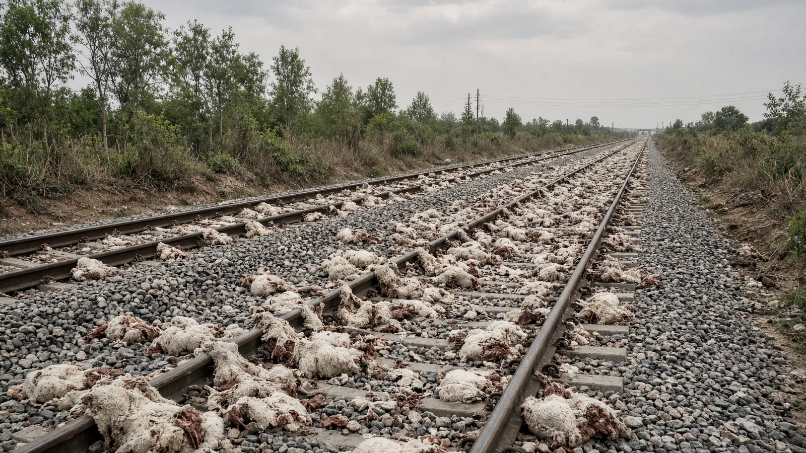 Over 195 Sheep Run Over By Dakshin Express In Telangana