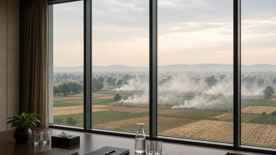 Farm fires shifting to evenings are evading satellite detection, study finds