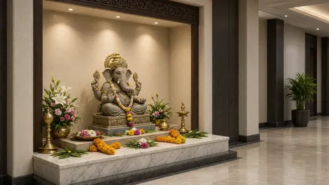Ganesh Chaturthi: Nitin Nabin offers prayers at BJP headquarters