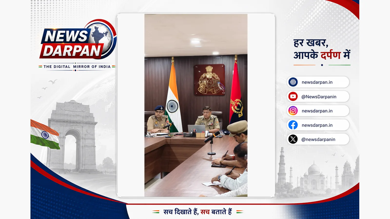 Varanasi ADG Naveen Arora Reviews Durga Puja-Dussehra Preparations Via VC