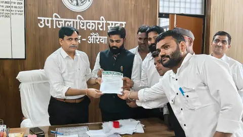 Auraiya: RLD Delegation Meets SDM Over Dilapidated Roads In Saraiya, Devarpur