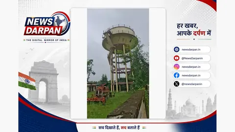 Water tank built under Jal Jeevan Mission lies unused in Shravasti village