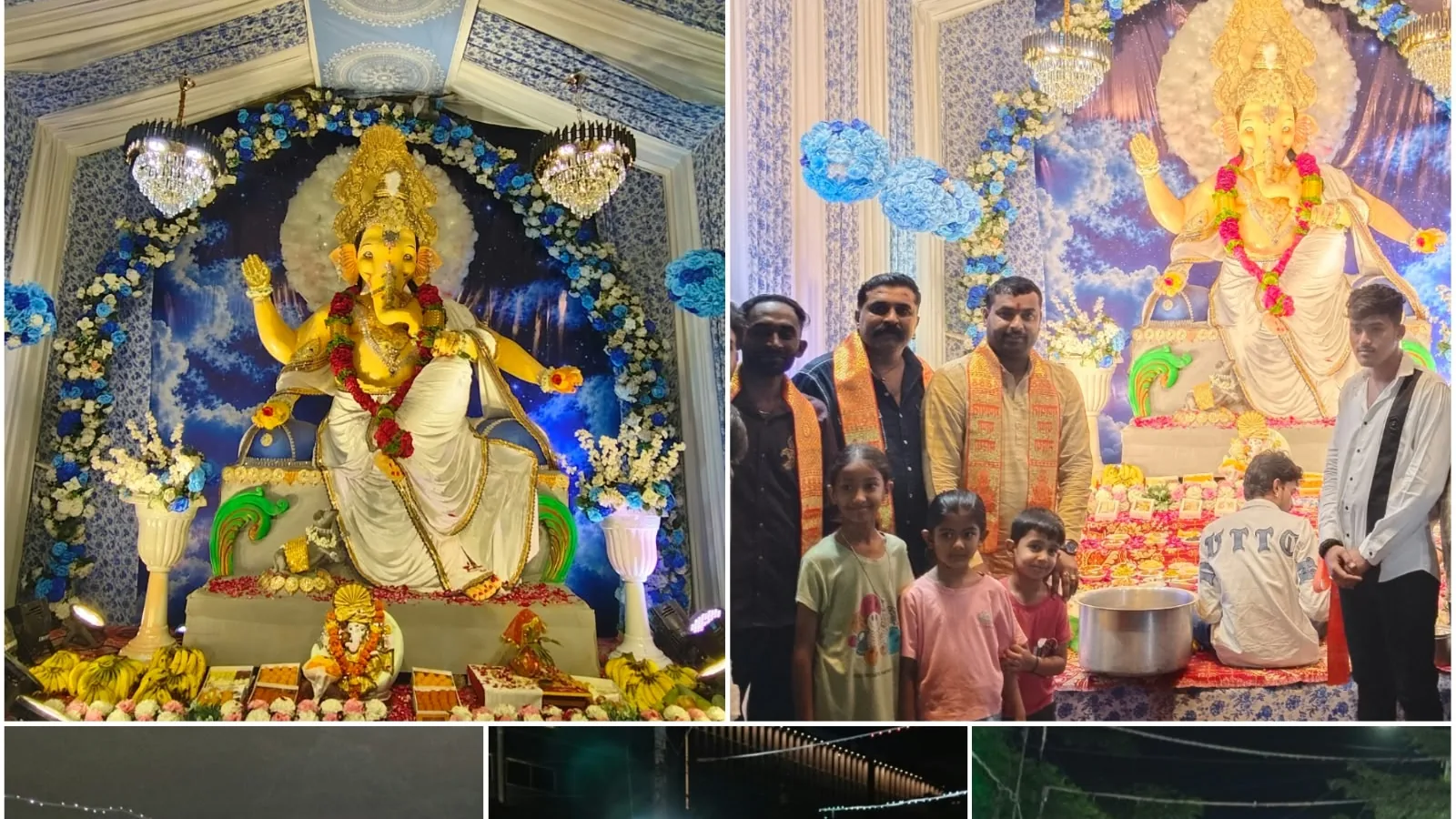 इंदौर के पंचमुखी हनुमान मंदिर में गणेशोत्सव की भव्य महाआरती