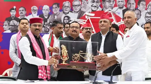 श्रावस्ती में BJP के तीन बार चेयरमैन गुड्डू समाजवादी पार्टी में शामिल